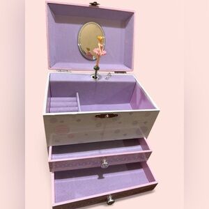 Jewelkeeper Musical Ballerina Jewelry Box with 2 Pullout Drawers